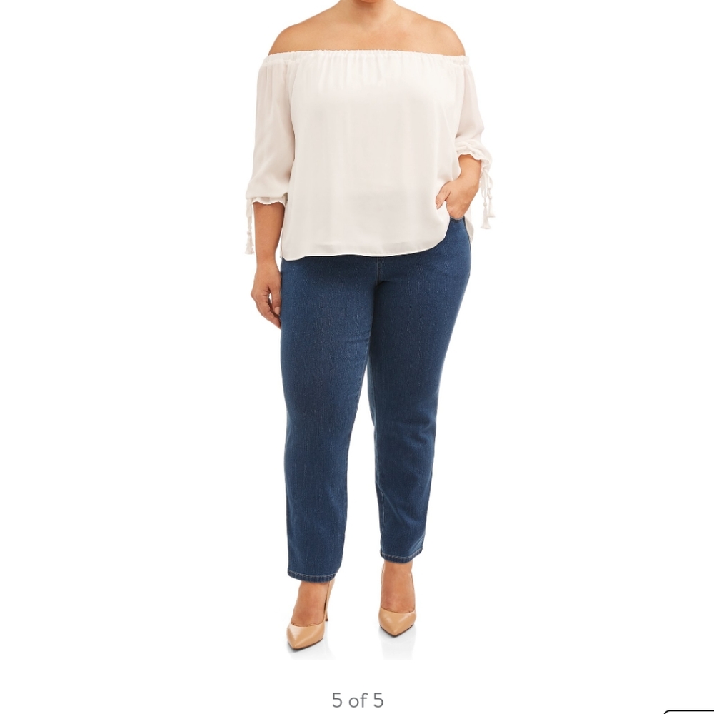 Catherines flat front essential pants.Slim leg - Picture 8 of 16